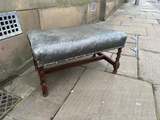 Footstool large oak barley - footstool,