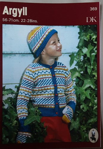 Orig argyll childs fairisle - argyll, dk