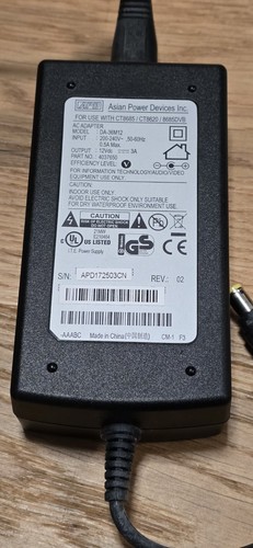 Virgin media 36m12 12v 3a - da-36m12, 12v-3a