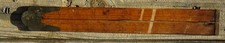 Rare Antique 24" 1800s RULER T. ASTON MAKER BRITISH POSTAGE TABLES Boxwood