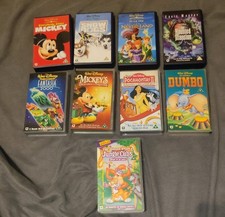 Mixed Lot Of Disney VHS Video