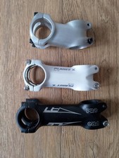 JOB LOT BIKE BICYCLE STEM STEMS 50mm 80mm 100mm? PLANET X PRO BLACK SILVER 1 1/8