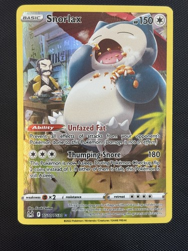 Snorlax tg10 tg30 holo lost - snorlax, tg10/tg30