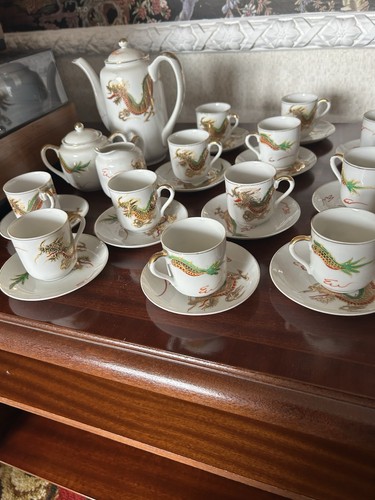 Japanese porcelain tea - porcelain, set.