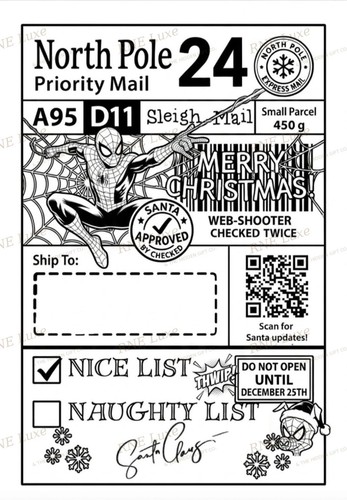 50x spider man christmas - 50x, spider-man