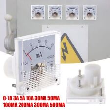 3A 5A 10A 300mA 500mA DC Amp Meters Measuring Tool Analog Panel Meter Ammeter