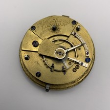 Rotherhams London Pocket Watch Movement - Key Wind Antique