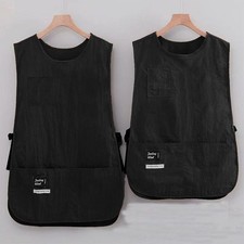Nylon Vest Style Sleeved Apron Coffee House Uniform  Cleaning Accessories