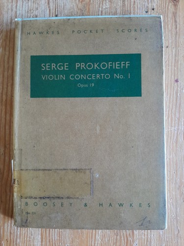 Prokofieff violin concerto - prokofieff,