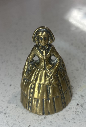 Vintage solid brass - welsh, lady