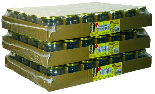 227g round glass honey - round,