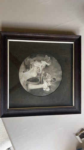 Antique framed 1908 edwardian - framed,