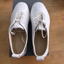 Ecco simpil white leather lace - simpil,