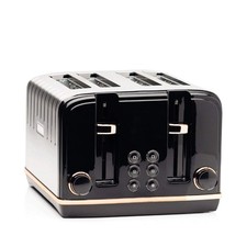 Salcombe Black 4 Slice Toaster