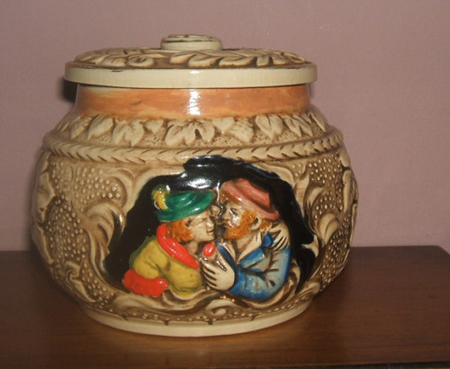 Vintage german ceramic - vintage, tobacco
