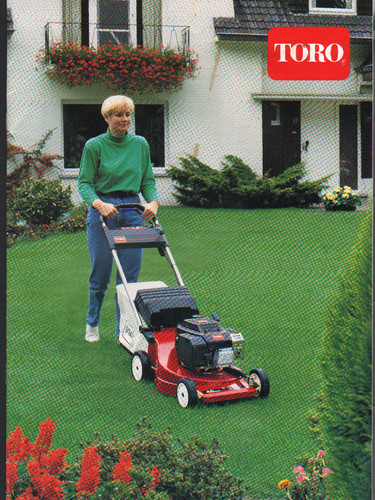 Toro pedestrian rotary - toro, lawn