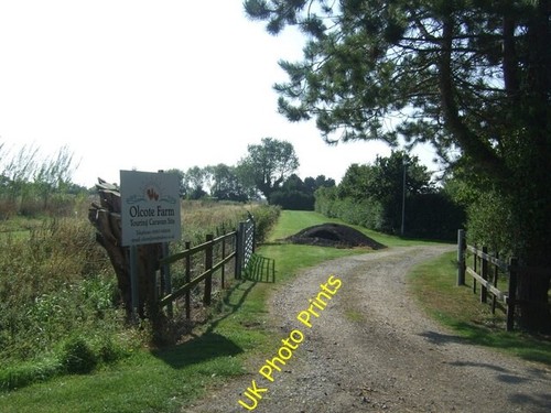 Photo 6x4 entrance olcote - entrance, to