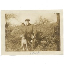 Happy Hunter & His Dog Antique