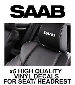 Saab car seat headrest - seat,
