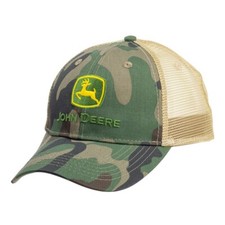 John Deere Camo Mesh Back