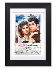 GREASE MOVIE CAST SIGNED