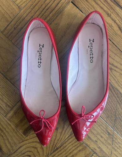 Repetto red patent leather - red,