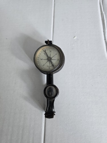 Antique folding compass with - antique,