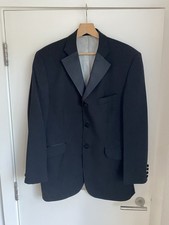 Marks & Spencer Tuxedo Dinner Evening Jacket 42” Italian Fabric 100% Wool Vgc