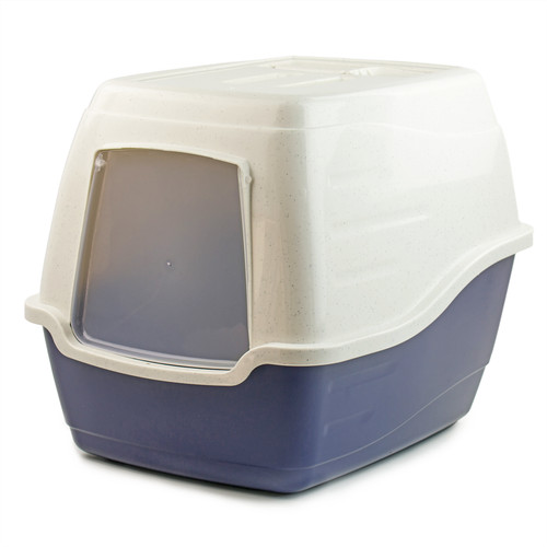 Hooded cat loo litter tray - cat,