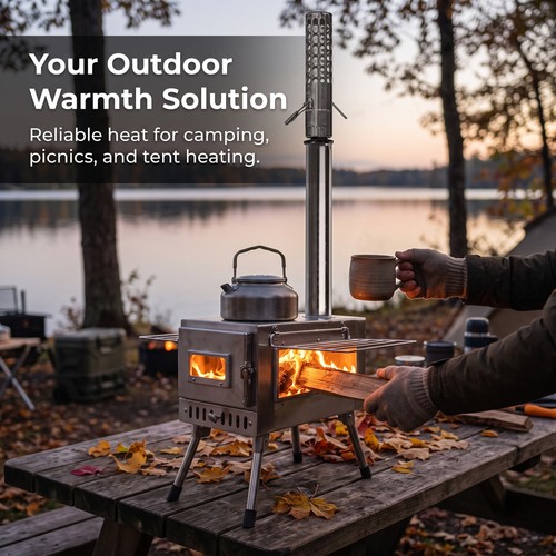 Camping stove wood burning - camping, stove,