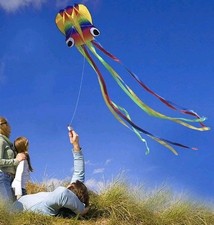 Rainbow Octopus Kite for Kids