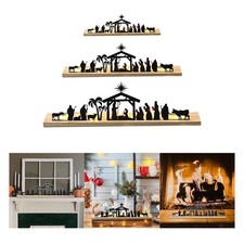 Christmas Nativity Metal Set