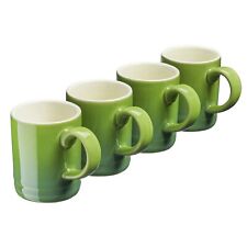 Cooks Professional 4 Piece Espresso Cup Set | Made Of Durable Stoneware | Green