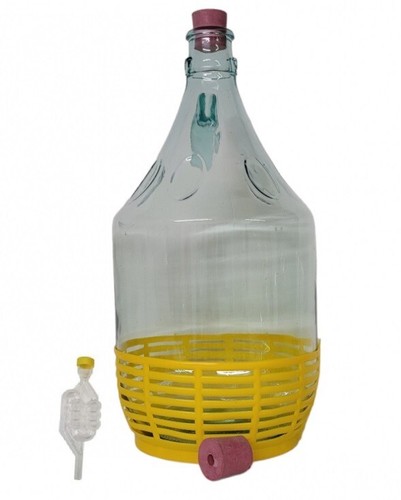 Glass demijohn swing - demijohn, 5l