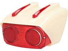 Lambretta Series 1-2 Li TV Catalux Rear Light Unit Red Lens - White