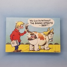 Comic Postcard C1980 Theatre Panto Horse Sound Effects Bamforth & Co