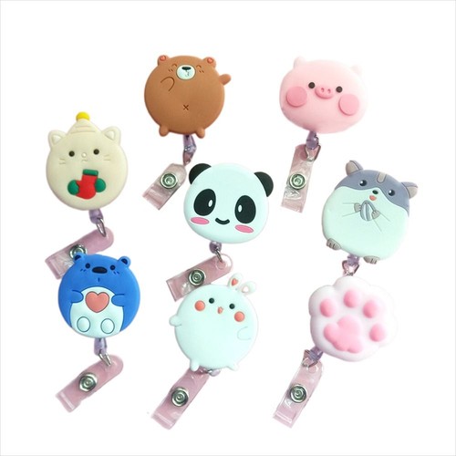 Bunny nurse badge holder - badge, name