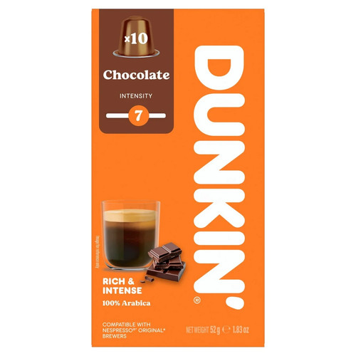 Dunkin chocolate nespresso - dunkin’,