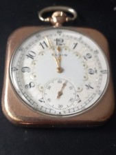 Elgin Square Cased Gold Plated