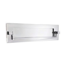 Letter plate with - plate, knocker