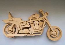 AMERICAN MOTORCYCLE WOODCRAFT CONSTRUCTION KIT 3D MODEL P019.