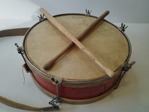 Vintage soviet pioneer - soviet, drum