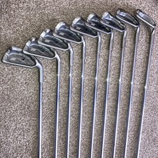 Ping ISI Irons / 3,4,5,6,7,8,9 +PW,SW / Black Dot / JZ Steel Shafts regular RH.