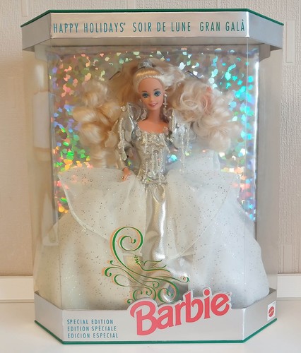 Happy holidays barbie doll - holidays,