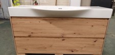 TL2137 - Laufen 4042221122671 Lani 2 Drawer 120cm vanity Unit Wild Oak & Basin