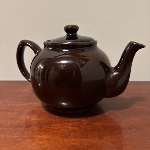 Vintage brown betty teapot - brown,