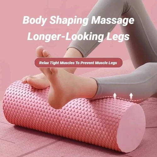 Eva foam yoga roller - foam, hexagon