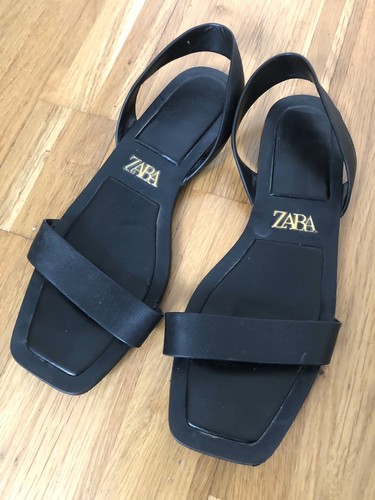 Zara faux leather black - zara,