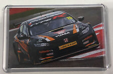 BTCC Matt Neal Nissan Vauxhall Honda Team Dynamics Yuasa Halfords Fridge Magnet