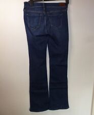 HOLLISTER JEANS KID AGE 10/12 S 7 W28 L34 POCKET BLUE LOW RISE ADVANCED STRETCH